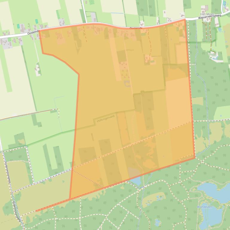 Kaart van postcodegebied 8351HB.
