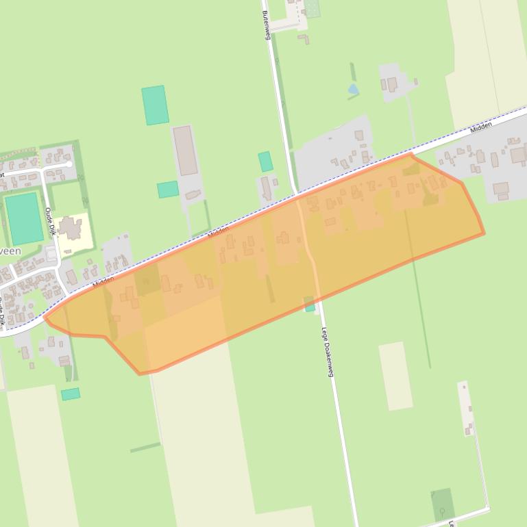 Kaart van postcodegebied 8351HK.