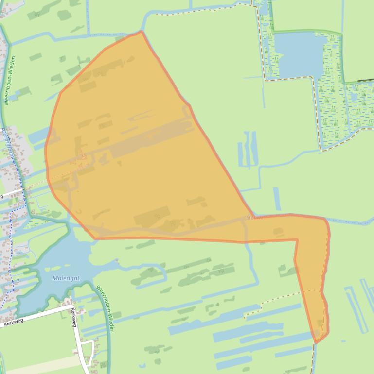 Kaart van postcodegebied 8355AR.