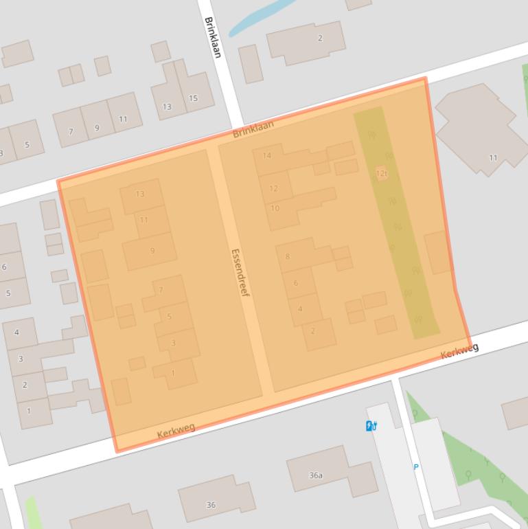 Kaart van postcodegebied 8355AW.