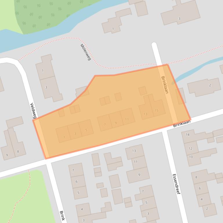 Kaart van postcodegebied 8355AX.