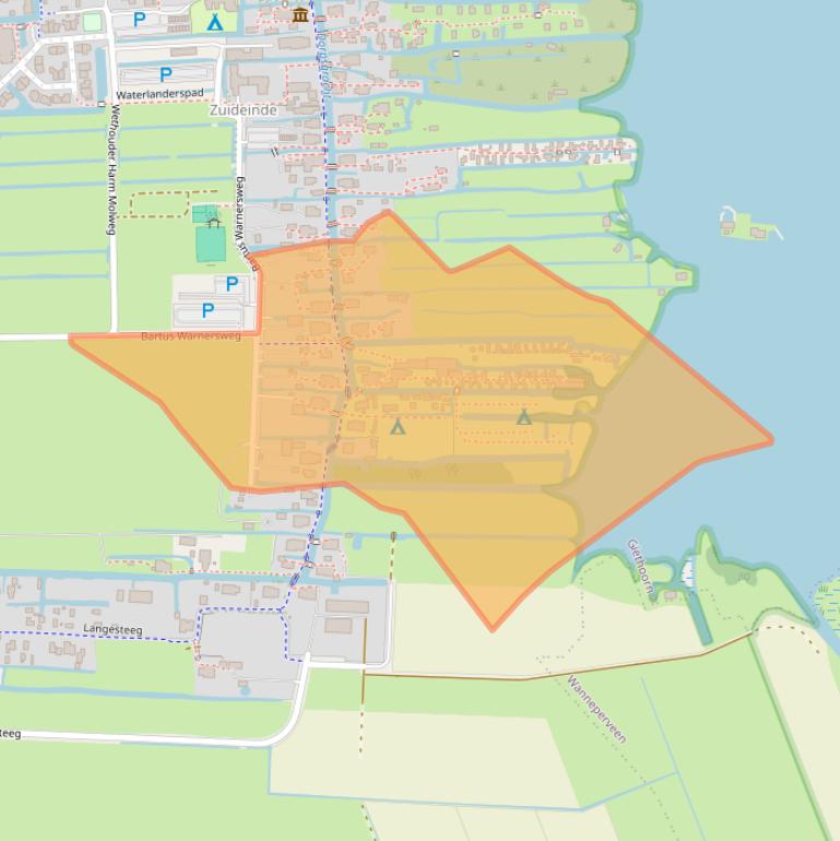 Kaart van postcodegebied 8355BW.