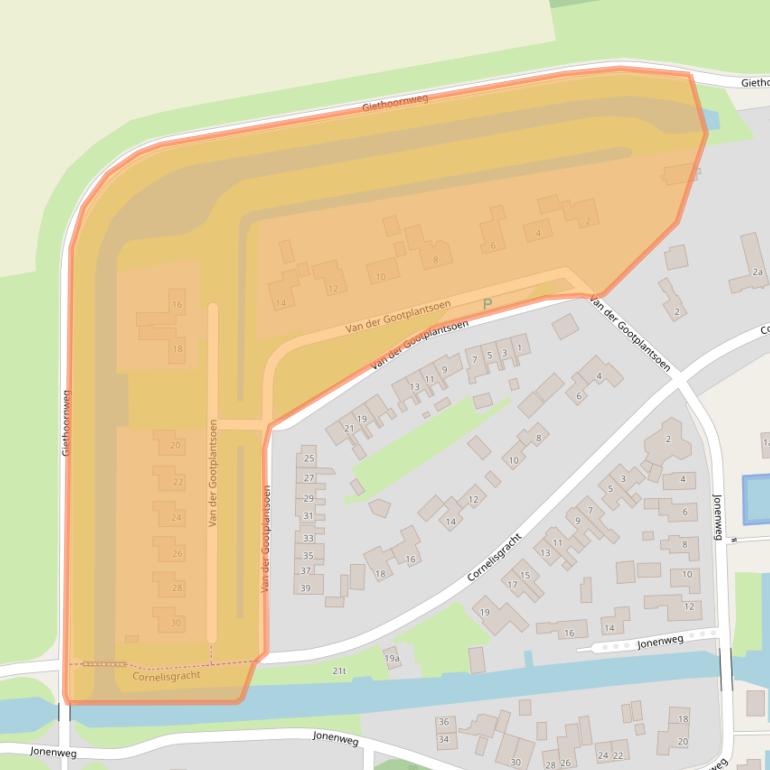 Kaart van postcodegebied 8355CK.