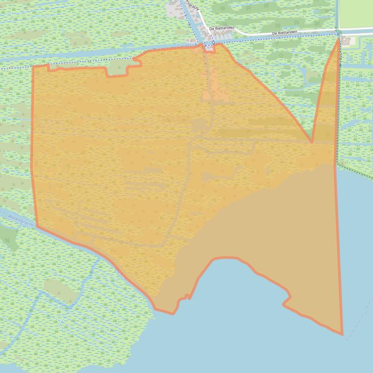 Kaart van postcodegebied 8355CR.