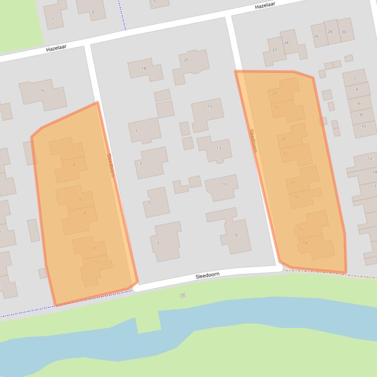 Kaart van postcodegebied 8355ED.