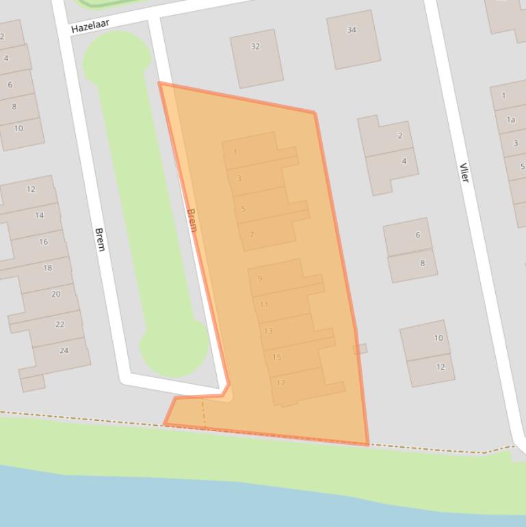 Kaart van postcodegebied 8355EE.