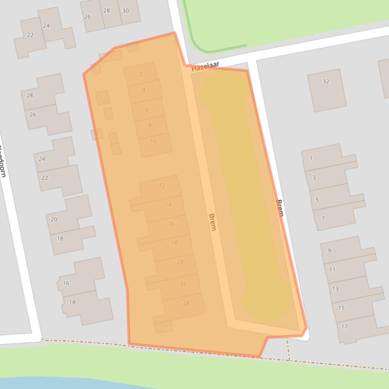 Kaart van postcodegebied 8355EG.