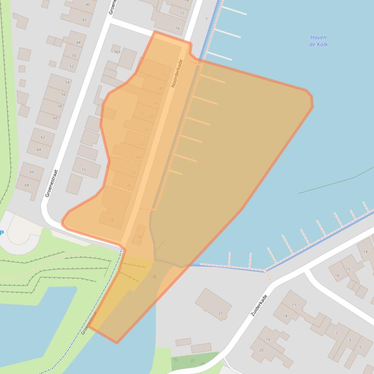 Kaart van postcodegebied 8356DD.