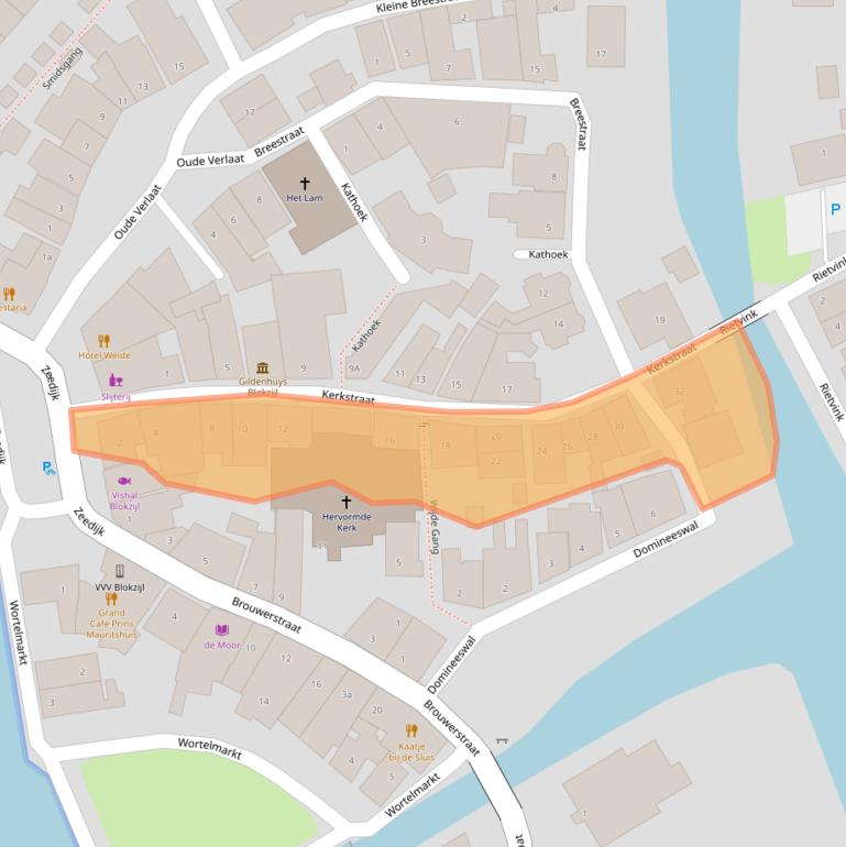 Kaart van postcodegebied 8356DP.