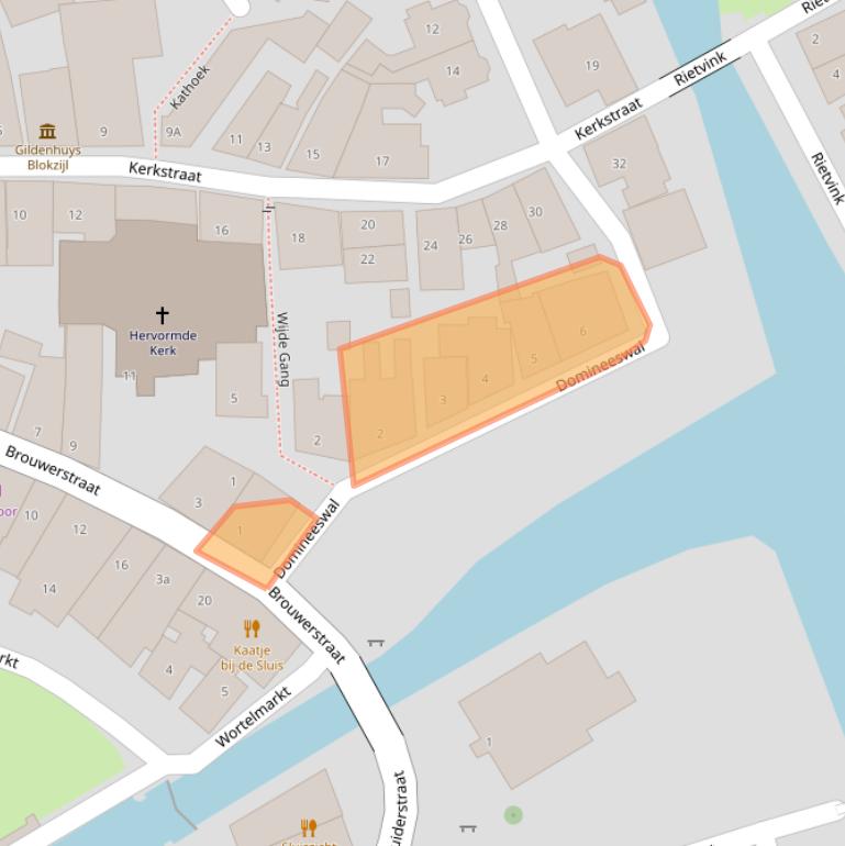 Kaart van postcodegebied 8356DS.