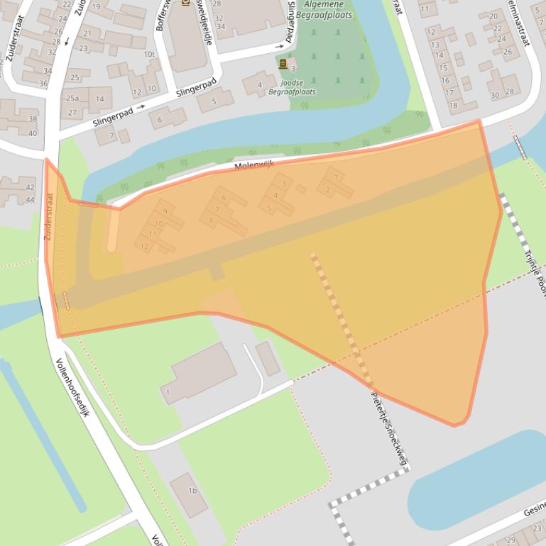 Kaart van postcodegebied 8356ED.