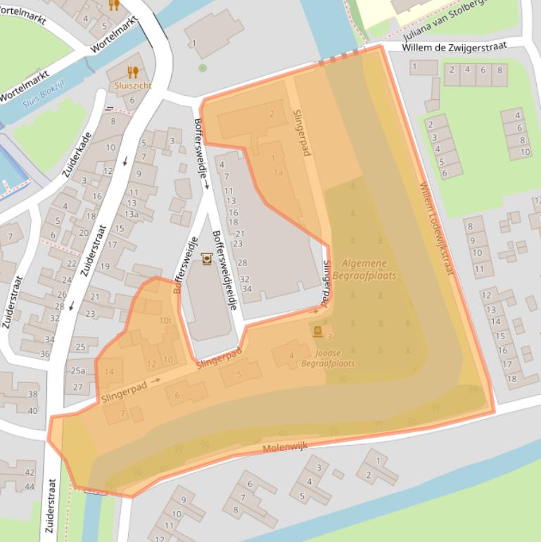 Kaart van postcodegebied 8356EE.