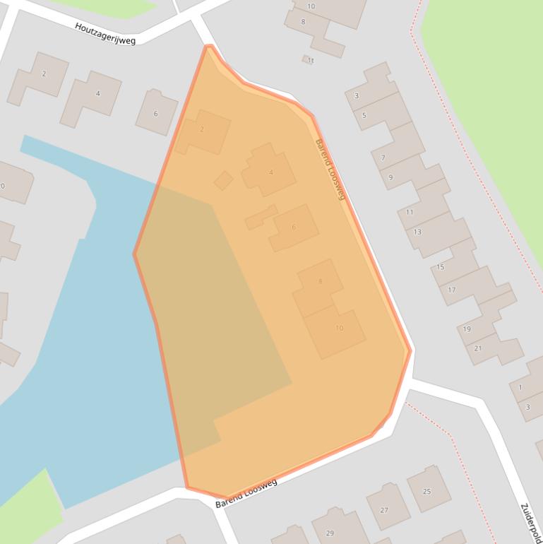 Kaart van postcodegebied 8356HB.