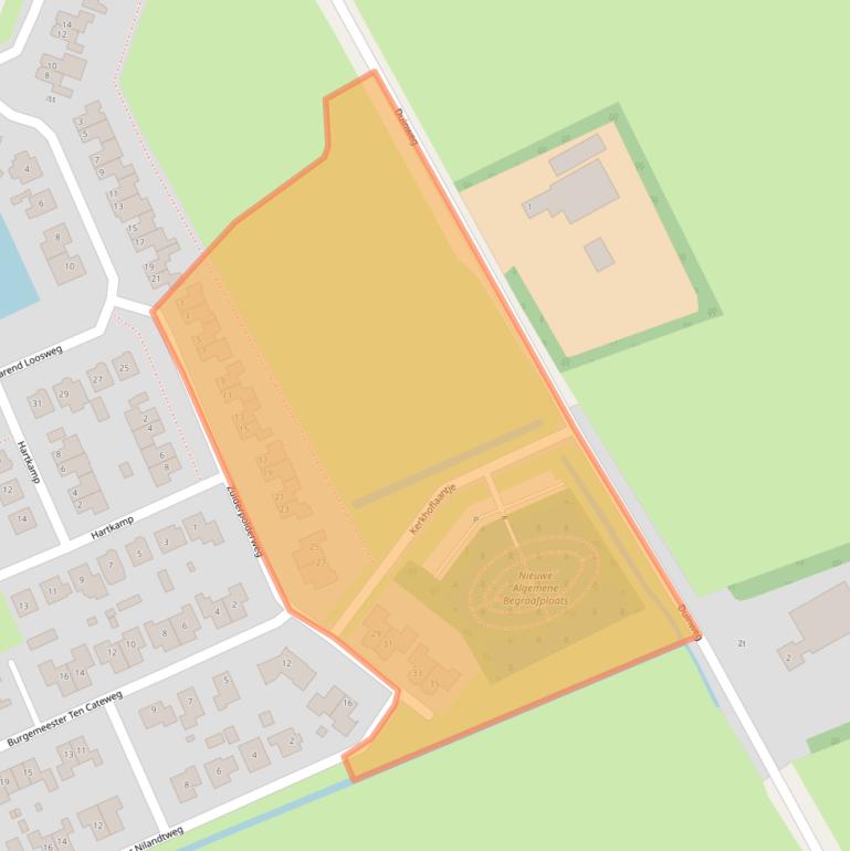 Kaart van postcodegebied 8356HG.