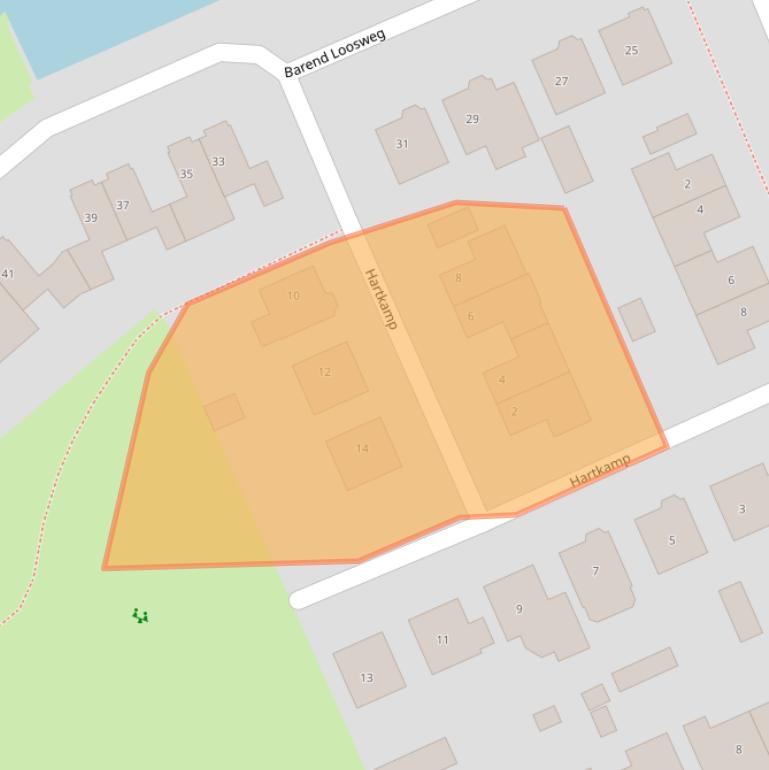 Kaart van postcodegebied 8356HK.