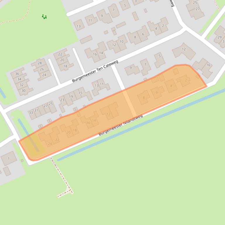 Kaart van postcodegebied 8356HM.