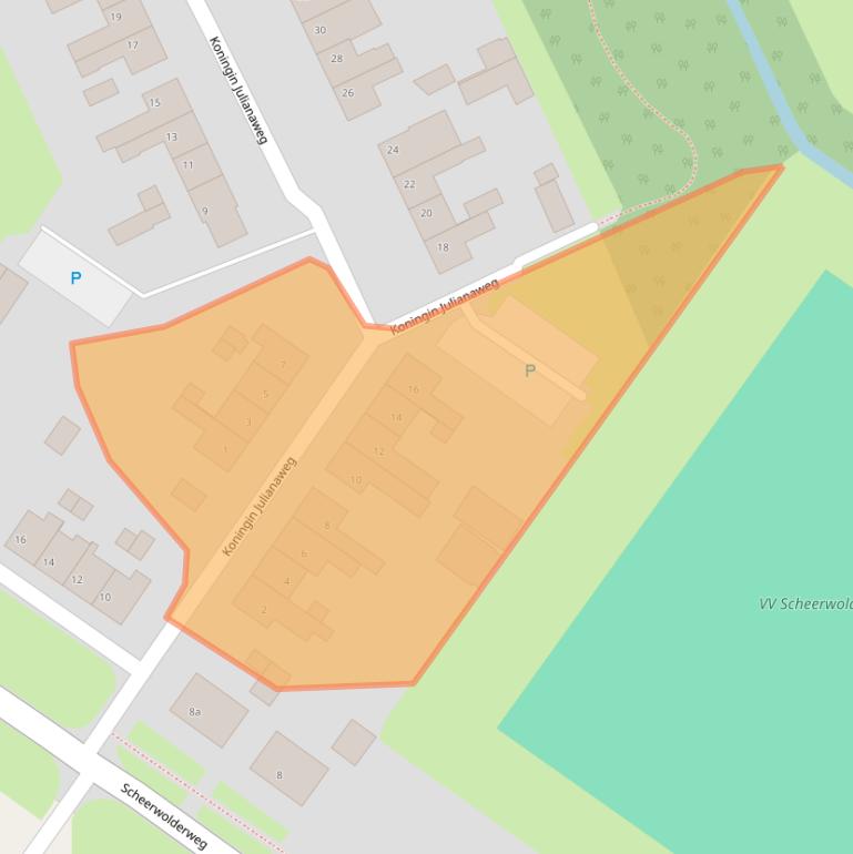 Kaart van postcodegebied 8371WB.