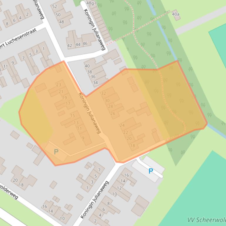 Kaart van postcodegebied 8371WC.