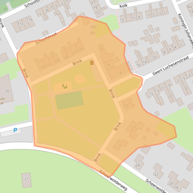 Kaart van postcodegebied 8371WH.