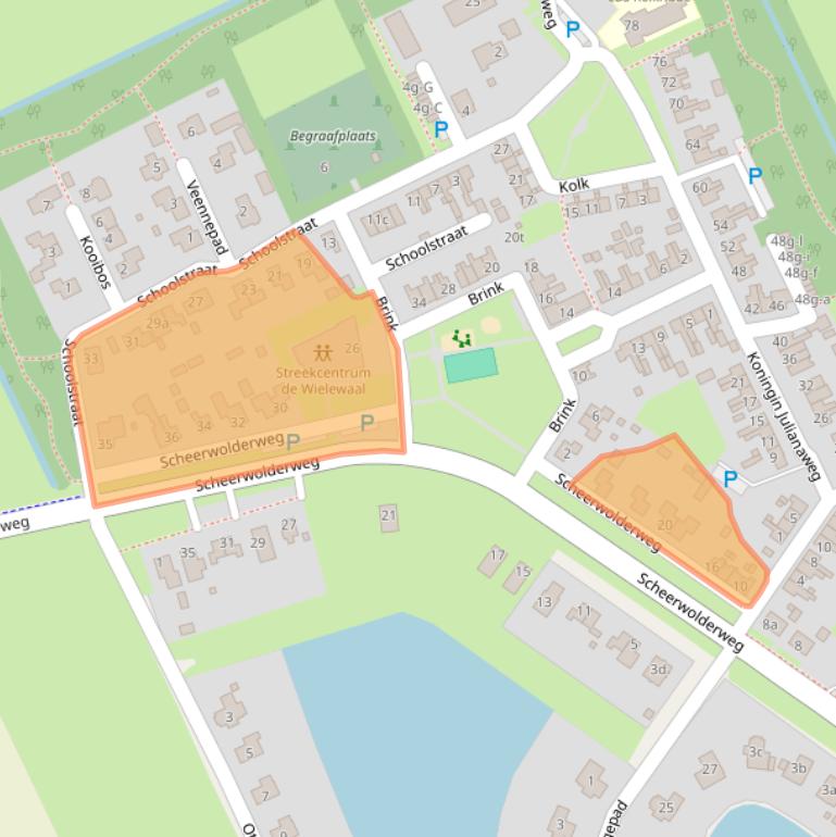 Kaart van postcodegebied 8371WJ.