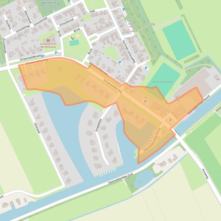 Kaart van postcodegebied 8371WK.