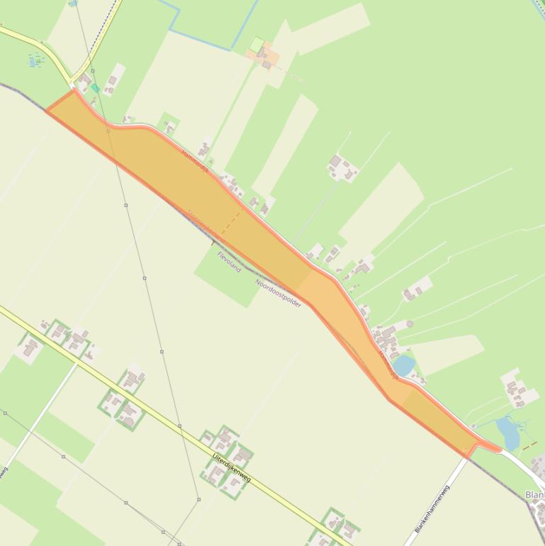 Kaart van postcodegebied 8373ES.