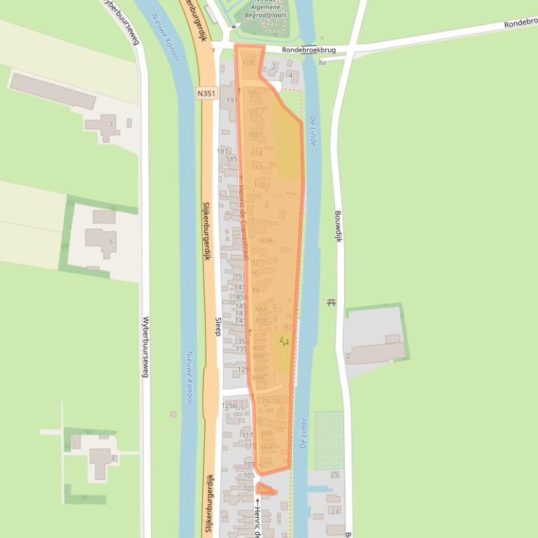 Kaart van postcodegebied 8374KR.