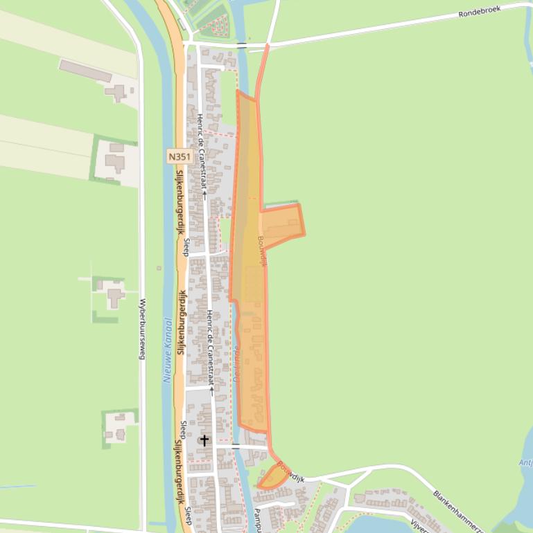 Kaart van postcodegebied 8374KT.