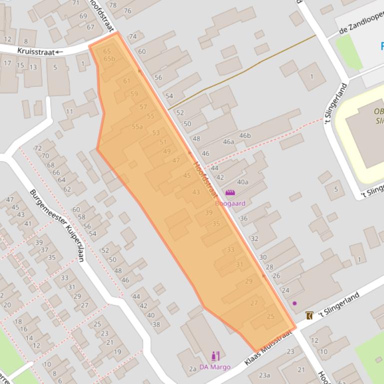 Kaart van postcodegebied 8375AL.