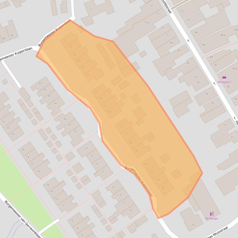 Kaart van postcodegebied 8375BM.