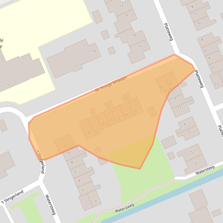 Kaart van postcodegebied 8375GV.