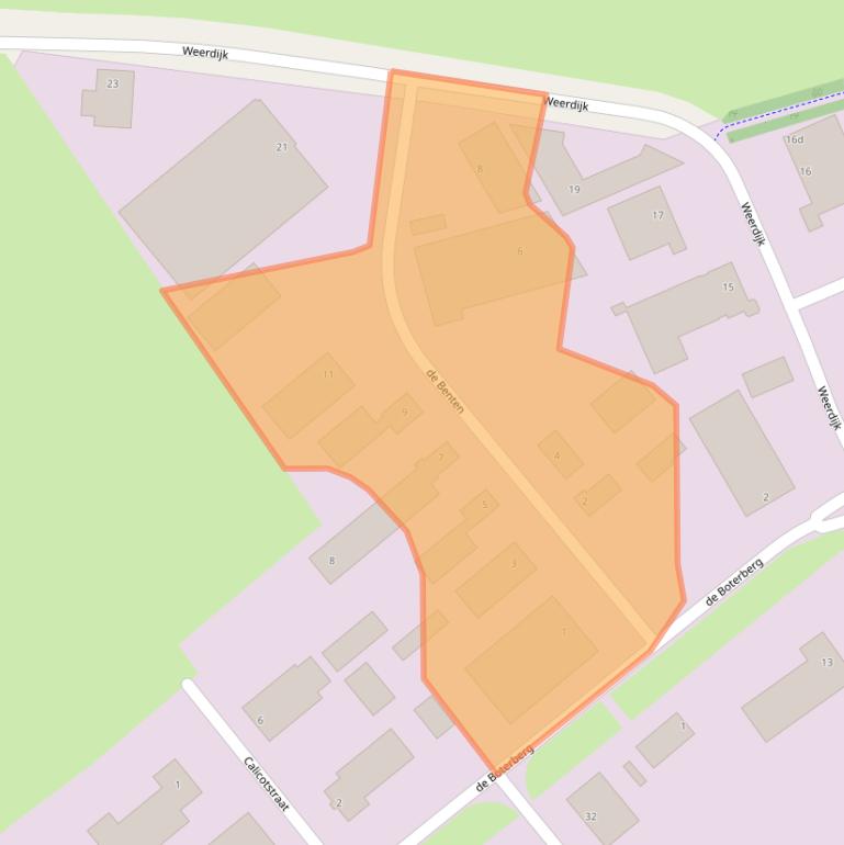 Kaart van postcodegebied 8375HK.