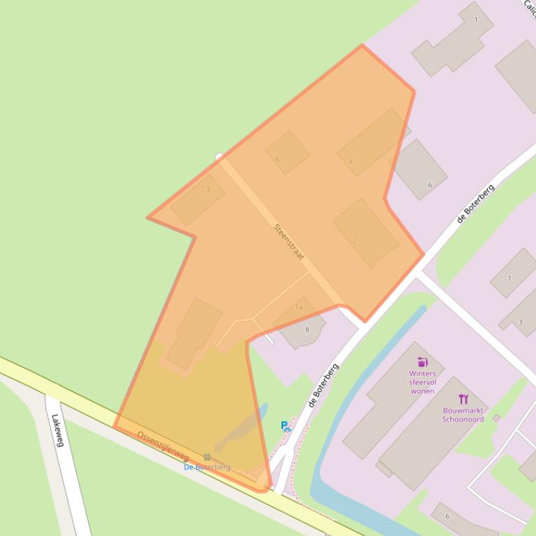 Kaart van postcodegebied 8375HM.