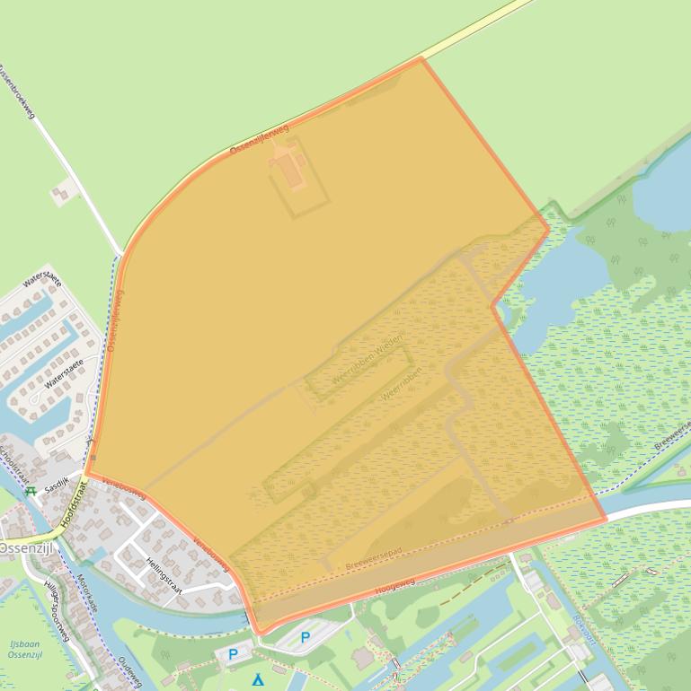 Kaart van postcodegebied 8376HT.