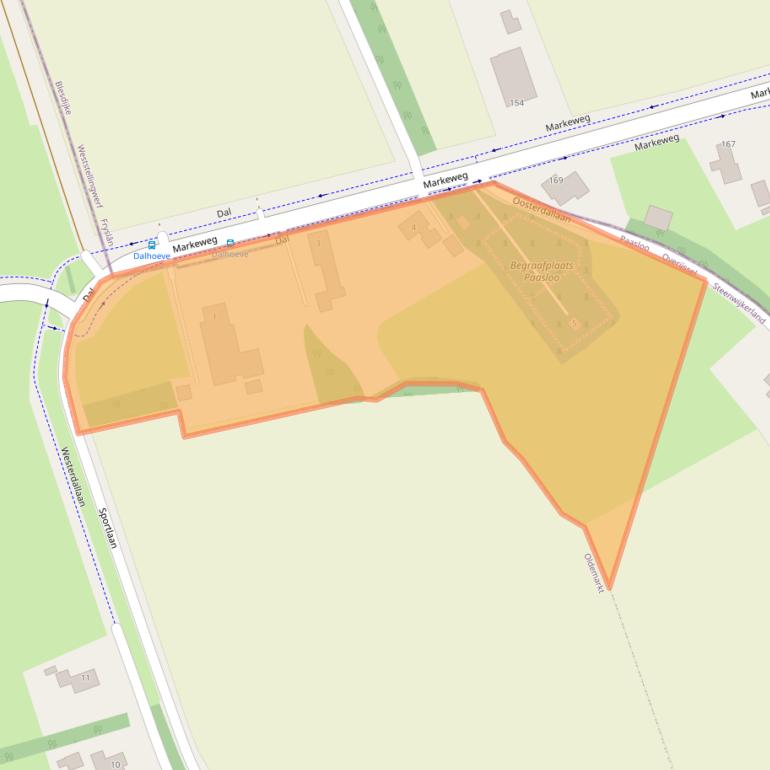 Kaart van postcodegebied 8378GH.