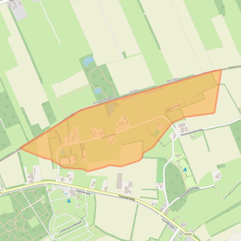 Kaart van postcodegebied 8378JD.