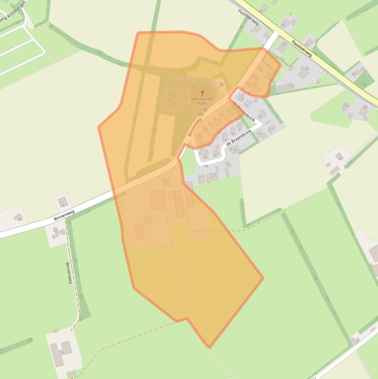 Kaart van postcodegebied 8378JH.