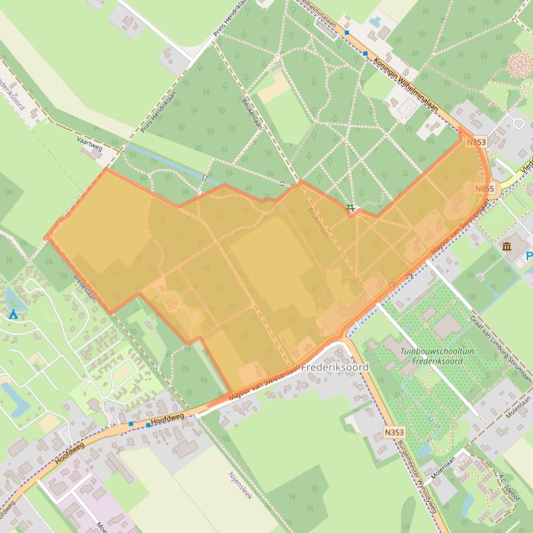 Kaart van postcodegebied 8382CG.