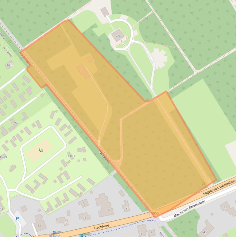 Kaart van postcodegebied 8382CH.