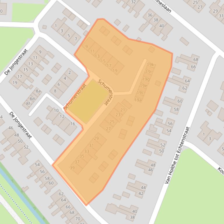 Kaart van postcodegebied 8384EN.