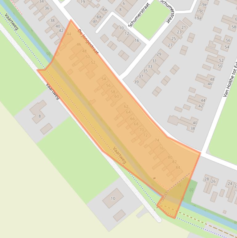 Kaart van postcodegebied 8384ES.