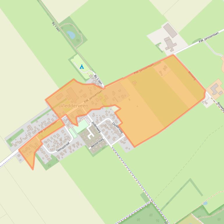 Kaart van postcodegebied 8385GB.