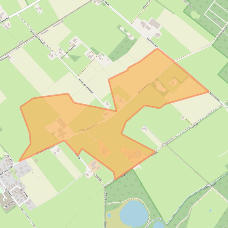 Kaart van postcodegebied 8385GC.