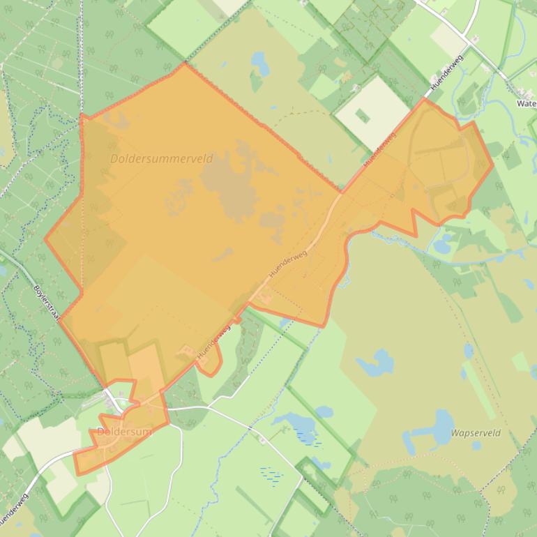 Kaart van postcodegebied 8386XB.