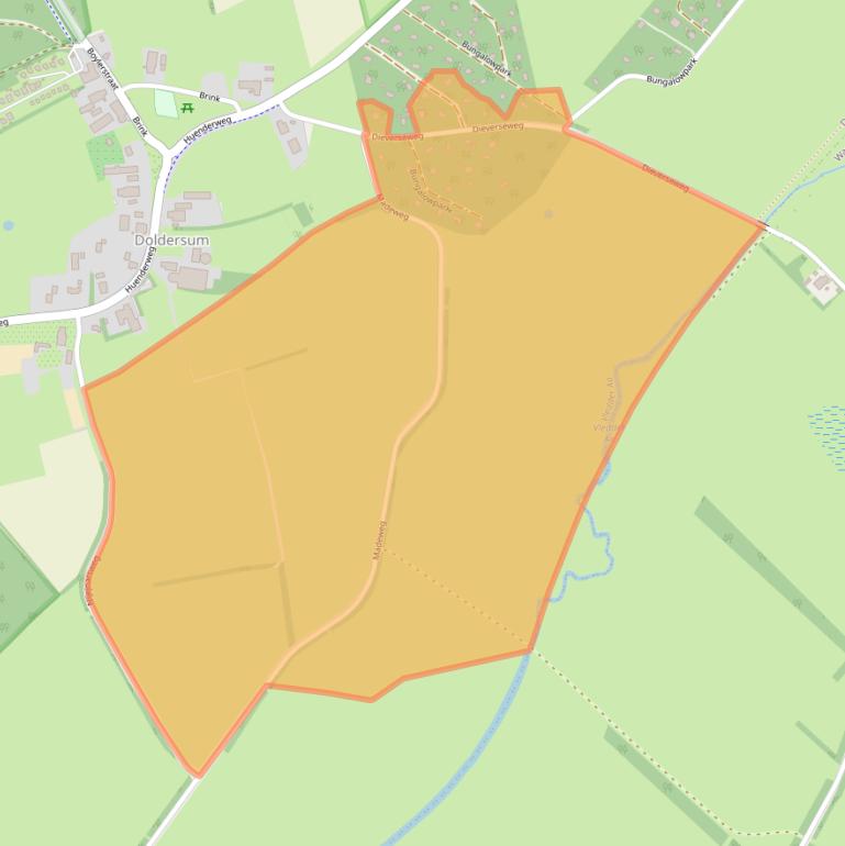 Kaart van postcodegebied 8386XL.