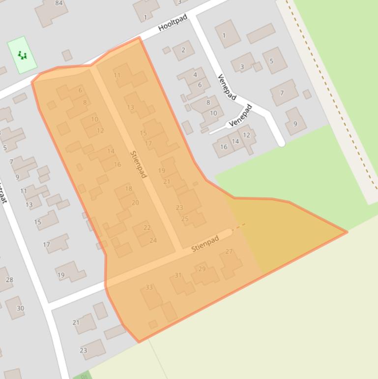 Kaart van postcodegebied 8388MC.