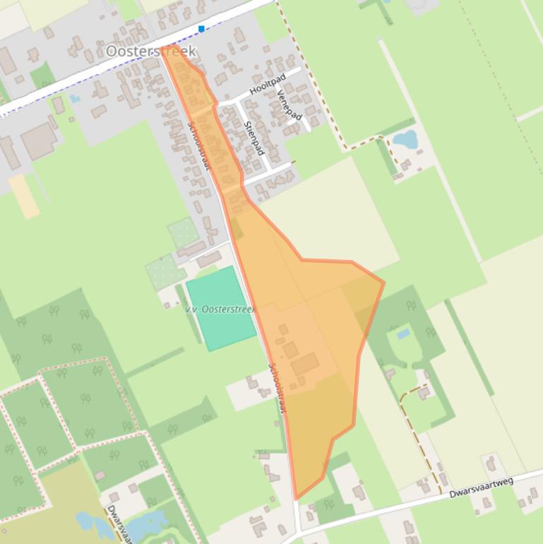 Kaart van postcodegebied 8388ME.