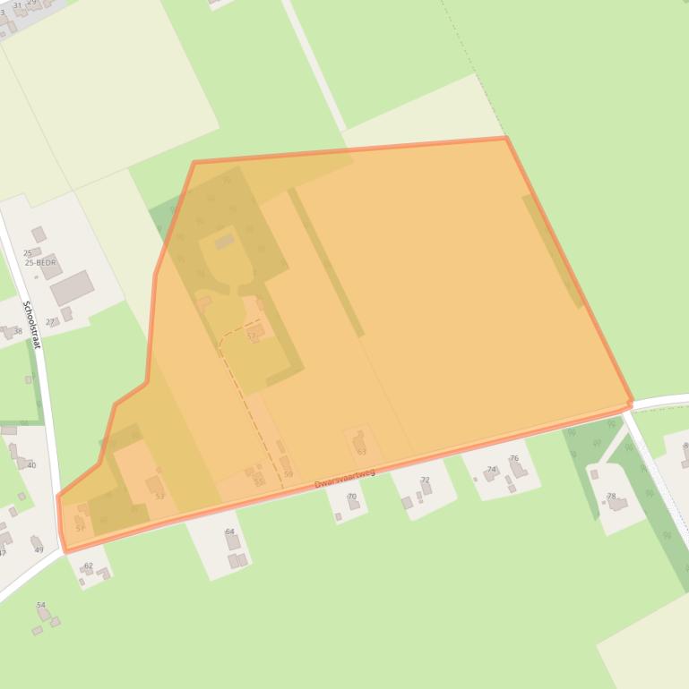 Kaart van postcodegebied 8388MK.