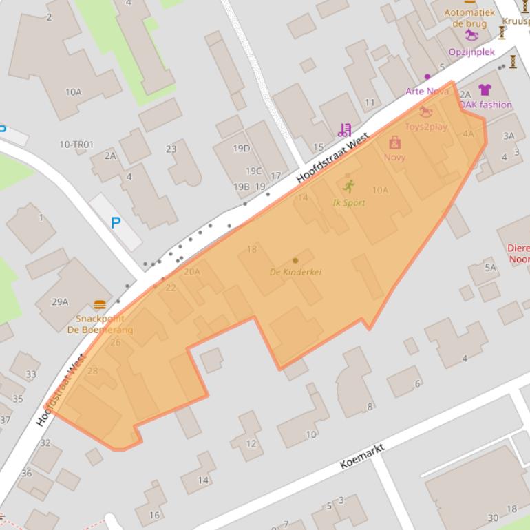 Kaart van postcodegebied 8391AN.