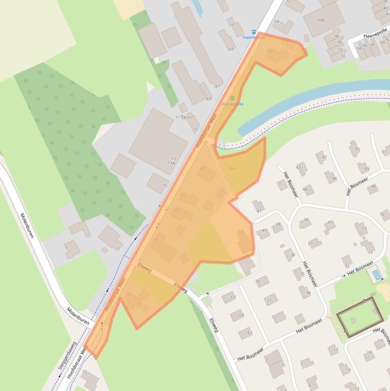 Kaart van postcodegebied 8391AR.